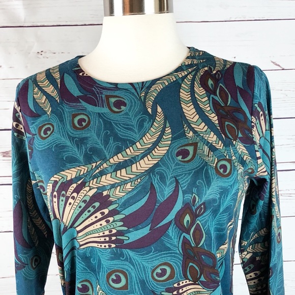 Tracy Negoshian | Vivian Peacock Dress M - Picture 4 of 8